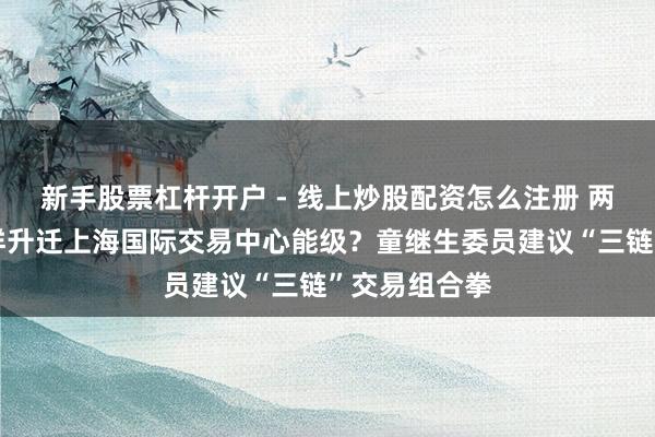 新手股票杠杆开户 - 线上炒股配资怎么注册 两会对话｜怎样升迁上海国际交易中心能级？童继生委员建议“三链”交易组合拳